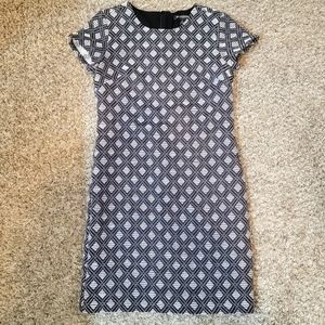 Banana Republic Geometric Shift Dress sz 0